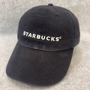 Starbucks Logo Unisex Black Starbucks Baseball Hat Adjustable Strap OSFM